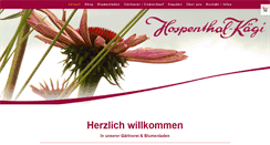 Desktop Screenshot of hospenthal-kaegi.ch